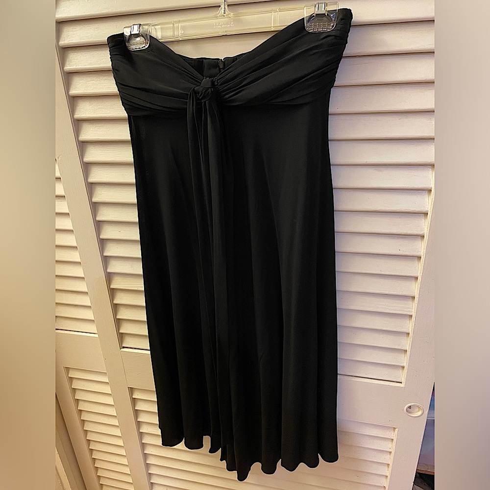 Trina Turk black strapless dress size 6.
